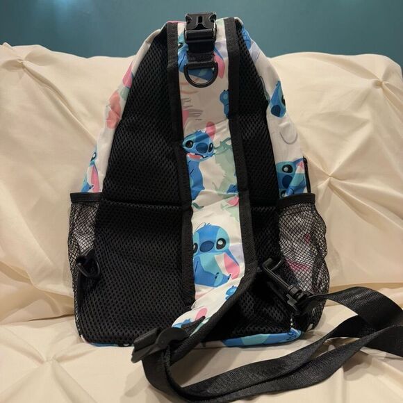 Lilo & Stitch Stitch Everyday Chest Sling Bag Travel Shoulder Daypack Unisex NEW - Picture 3 of 6